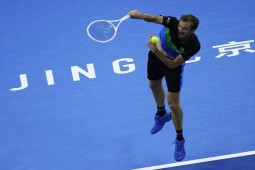 Video tennis Zverev - Medvedev: Đẳng cấp giao bóng, giành vé chung kết (China Open)