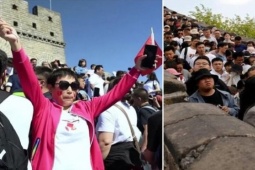 Thế giới - 896 triệu người đi du lịch trong dịp nghỉ lễ Trung Quốc: "3 phút nhích được 2 bước" trên Vạn Lý Trường Thành