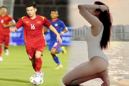 Bạn trẻ - Cuộc sống - "Nam thần sân cỏ" Việt Nam có bạn gái xinh như hot girl