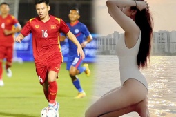 Bạn trẻ - Cuộc sống - &quot;Nam thần sân cỏ&quot; Việt Nam có bạn gái xinh như hot girl