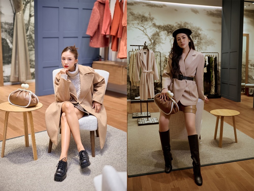 Salim và Á Hậu Dương Tú Anh chuẩn quý cô thanh lịch nước ý trong các thiết kế của bộ sưu tập Thu - Đông 2023 