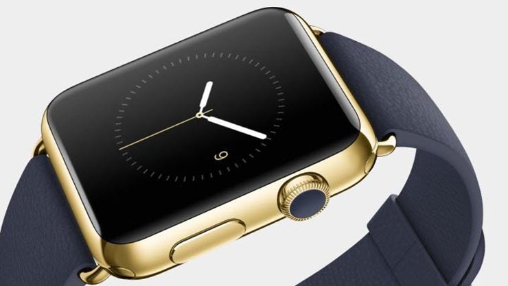 Đồng hồ Apple Watch Edition phiên bản vàng 18K.