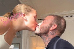 David Beckham có đáng bị lên án khi hôn môi con gái tuổi dậy thì?