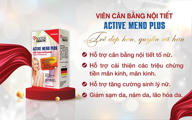 Viên uống cân bằng nội tiết Active Meno Plus đến từ Đức được nhiều chị em tin dùng