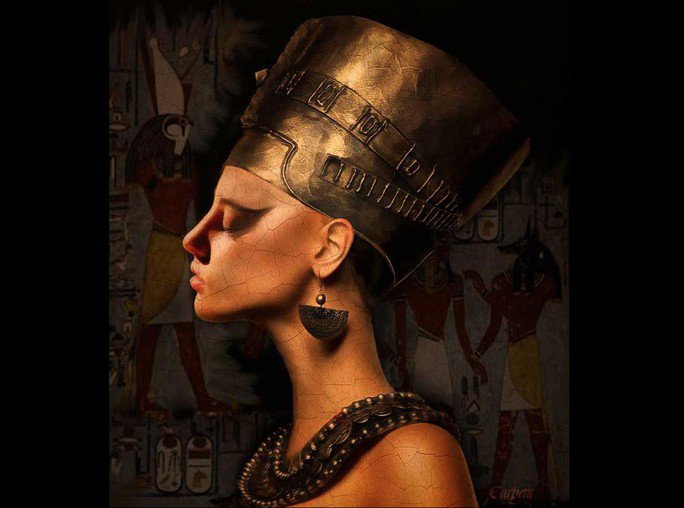 Một bức ảnh đồ họa mô tả Nữ hoàng Merneith - Ảnh: EGYPT TODAY