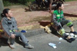 Pháp luật - Hai nữ công nhân quét rác bị nhóm thanh niên dùng súng bắn lúc rạng sáng