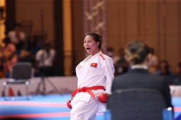 Thể thao - Trực tiếp đoàn Việt Nam - ASIAD ngày 5/10: Đinh Thị Hương đoạt HCĐ Karate