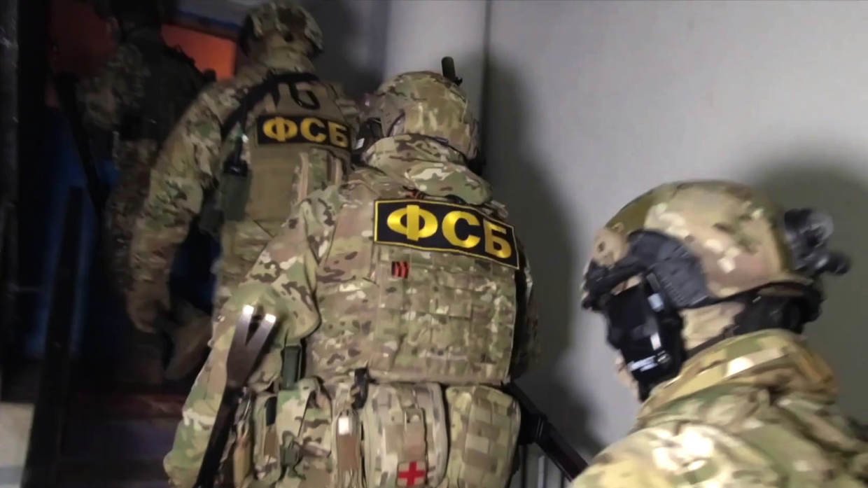 Lực lượng an ninh Liên bang Nga.