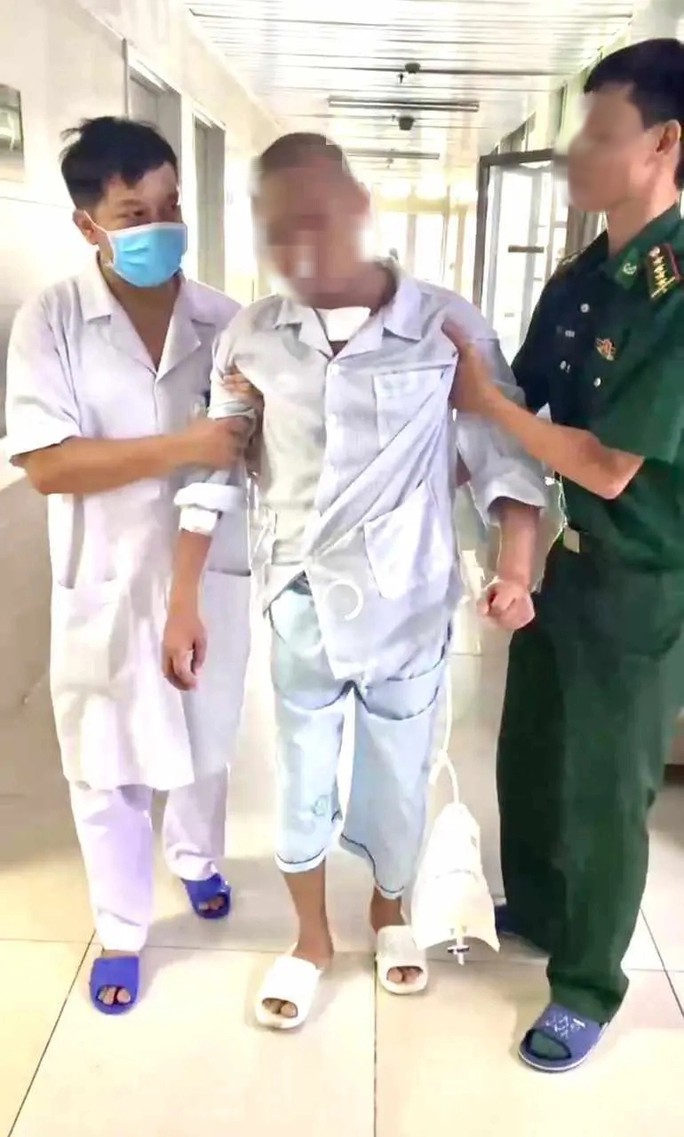 Nạn nhân nặng nhất vụ cháy chung cư mini đã qua giai đoạn nguy kịch. Ảnh: Bệnh viện cung cấp