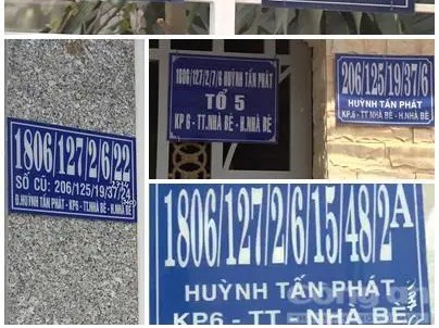 Rất khó khăn để tìm được địa chỉ của những căn nhà đánh số như thế này