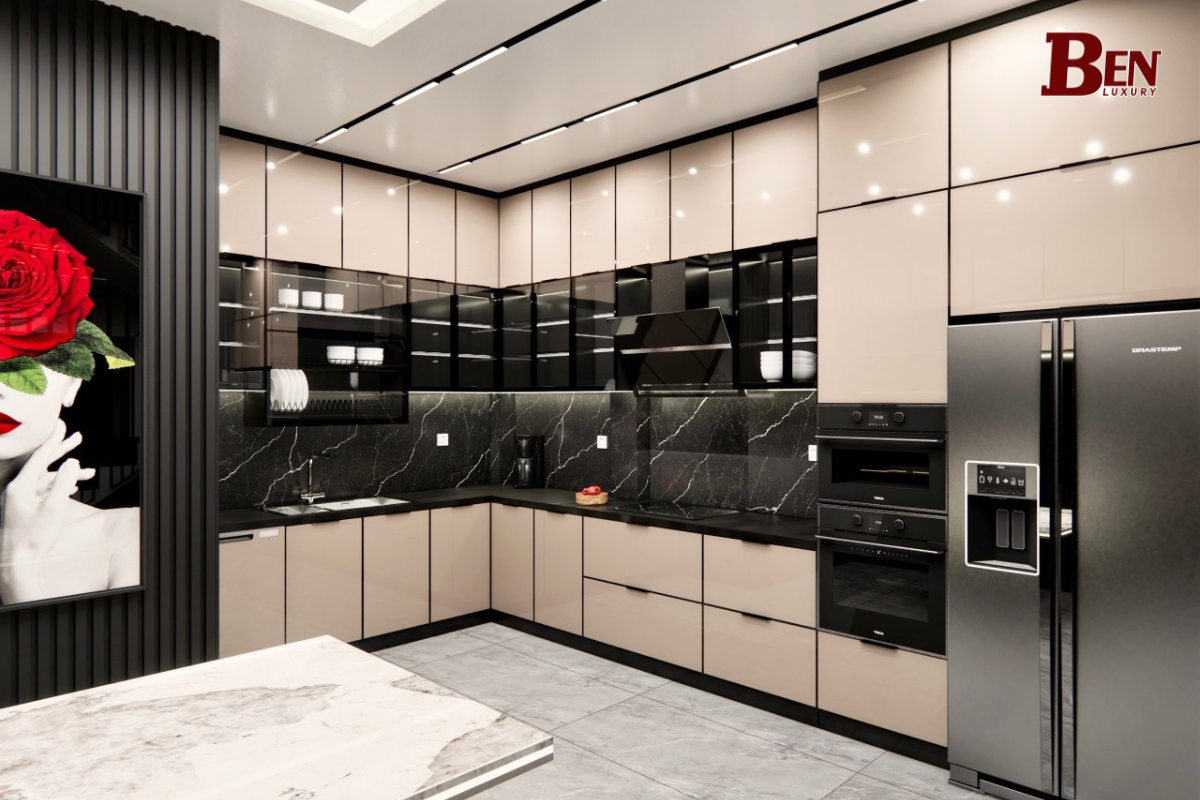 Nội thất nhôm hợp kim cánh kính nhẹ nhàng, đẹp mắt và an toàn - Nguồn Benluxury.