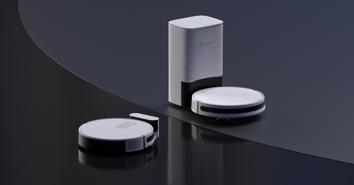 Robot húi bụi thông minh RC3 và RC3 Plus từ thương hiệu EZVIZ. Hình: EZVIZ