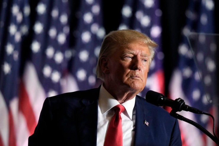 Ông Trump liên tục thu về số tiền tài trợ “khủng” bất chấp rắc rối pháp lý. Ảnh: AP