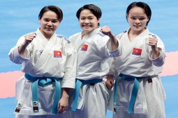 “Bóng hồng” Karate VN giành HCV ASIAD, đối đáp tiếng Anh với truyền thông quốc tế