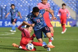 Trực tiếp bóng đá U23 Hàn Quốc - U23 Nhật Bản: Đôi công hấp dẫn (ASIAD)