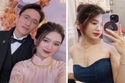 Bạn trẻ - Cuộc sống - Nhan sắc nữ nhân viên ngân hàng là vợ cựu tuyển thủ U23 Việt Nam HOT nhất tuần