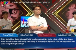 Bạn trẻ - Cuộc sống - Dân mạng tranh cãi dữ dội câu hỏi Hóa học của Trọng Thành Olympia