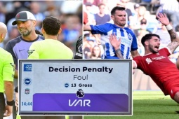 Bóng đá - VAR lại khiến Liverpool ấm ức: Thổi 11m nhưng không phạt thẻ, Klopp bức xúc