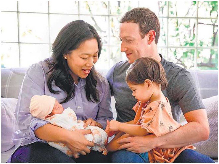 Mark Zuckerberg rất yêu người vợ tào khang của mình.