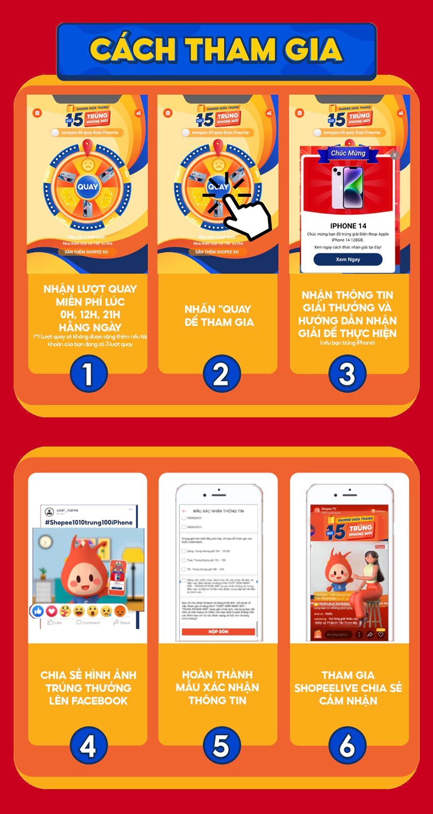 Giá trị của 6 thao tác đơn giản này có thể quy đổi thành một chiếc iPhone mới. Chỉ nhanh gọn lẹ vậy thôi mà có thể rinh ngay quà tặng trị giá hàng chục triệu đồng? Truy cập Shopee từ bây giờ để chứng thực điều này ngay!