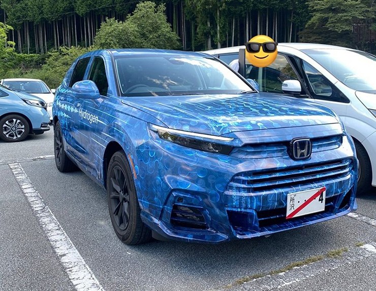 Honda CR-V phiên bản chạy pin nhiên liệu hydro xuất hiện trên phố - 1