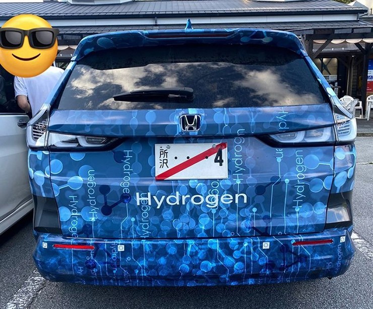Hình ảnh Honda CR-V phiên bản chạy pin nhiên liệu hydro được đăng trên X