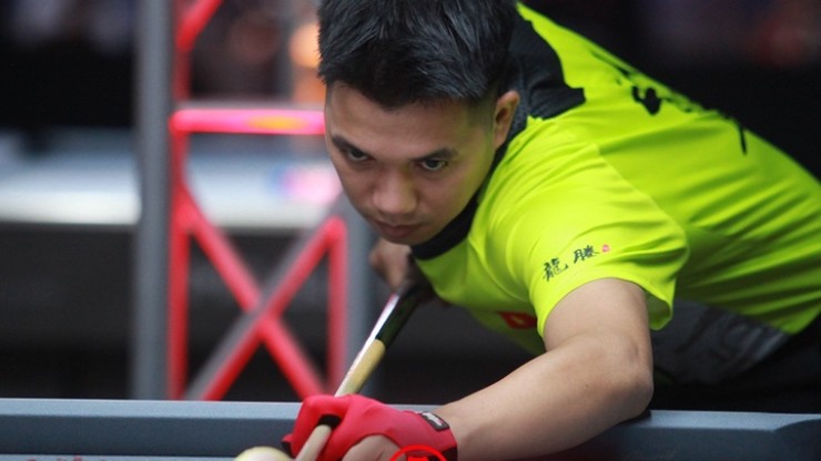Quang Trung thắng liền 5 ván hạ nhà cựu vô địch thế giới Biado ở Hanoi Open Pool Championship
