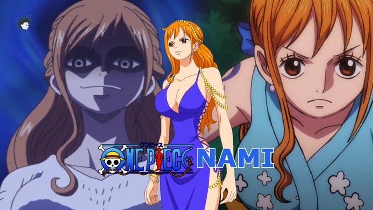 Nữ nhân vật Nami trong truyện One Piece.