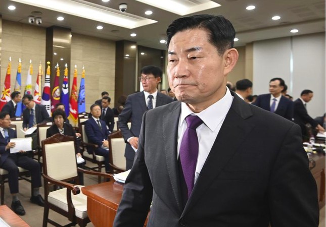 Bộ trưởng Quốc phòng Hàn Quốc Shin Won-shik. (Ảnh: AP)