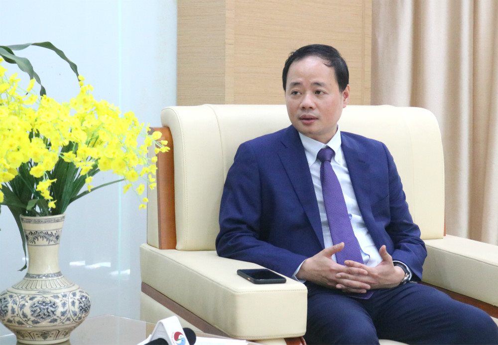 Ông Trần Hồng Thái - Tân Thứ trưởng Bộ Khoa học và Công nghệ. Ảnh Tổng cục KTTV