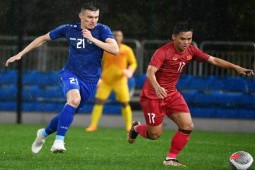 Trực tiếp bóng đá ĐT Việt Nam - Uzbekistan: Thế trận bế tắc (Giao hữu)