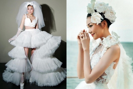 Dự đoán váy cưới Thanh Hằng sẽ mặc để sánh đôi chú rể nhạc công vào cuối tháng 10