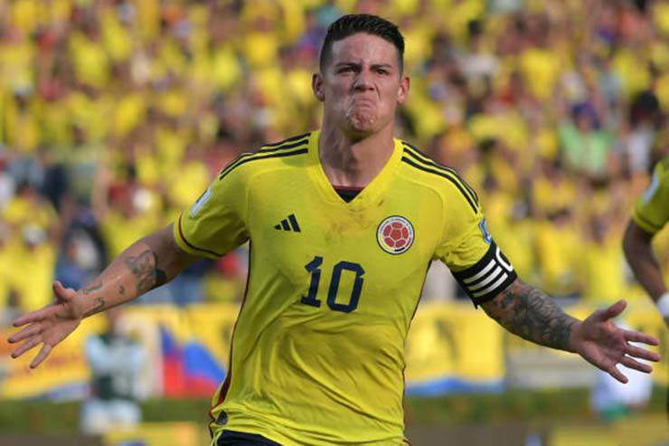 James Rodriguez bắt vô-lê đẹp mắt mở tỷ số cho Colombia