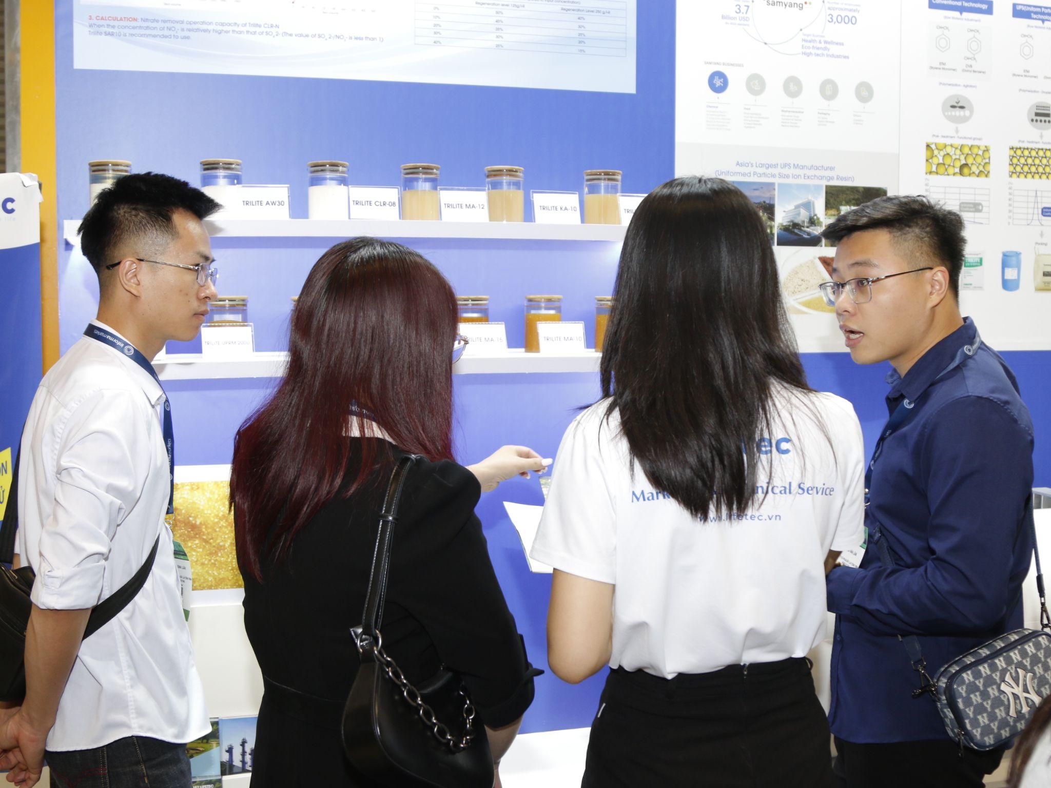 Các sản phẩm đang được LIFETEC phân phối, trưng bày tại Triển lãm Vietwater 2023.