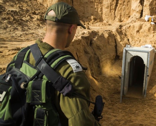 Hệ thống đường hầm phức tạp của Hamas khiến Israel không dễ đối phó. (Ảnh: Bloomberg)