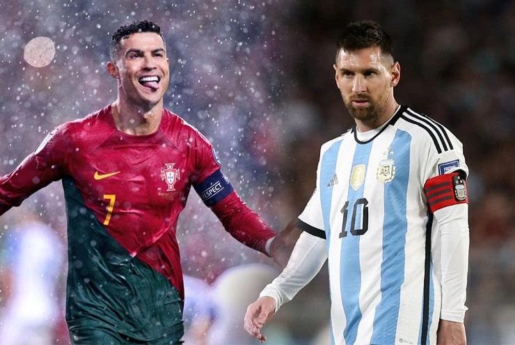 Ronaldo có thu nhập cao gần gấp đôi Messi năm 2023