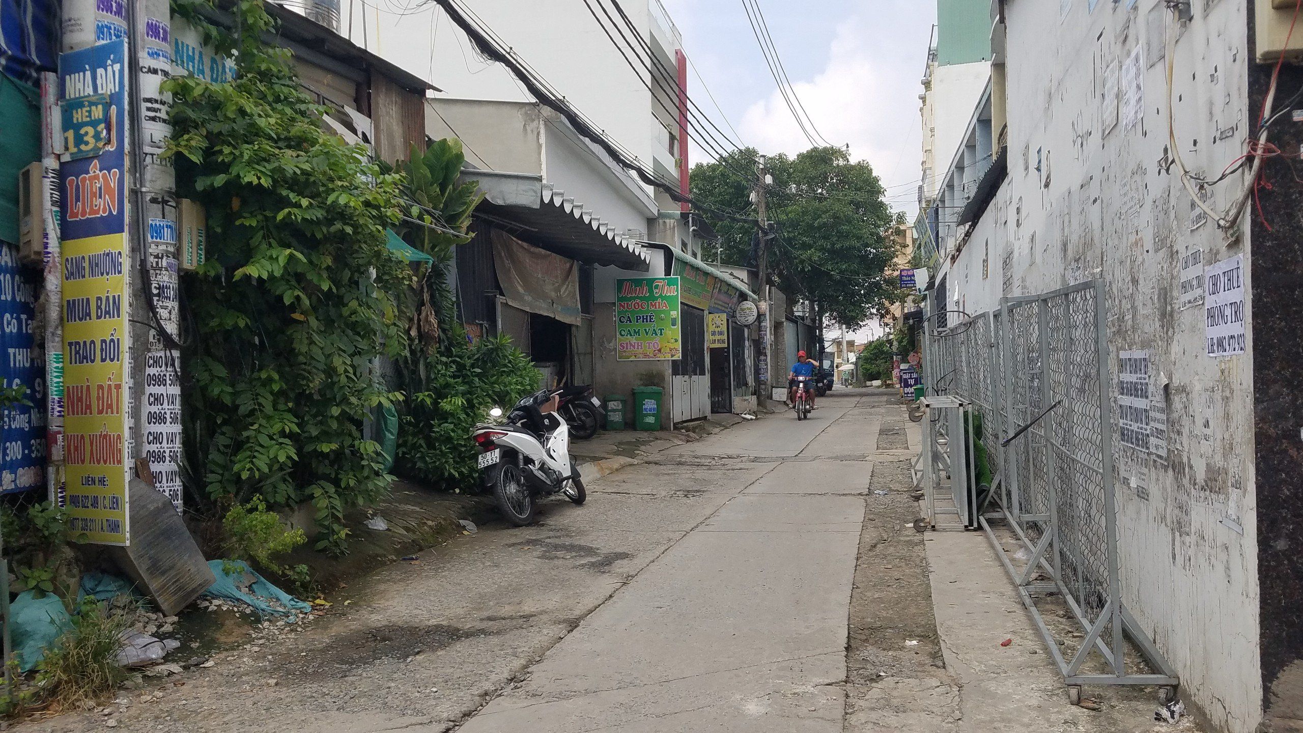 Khu vực con hẻm nơi xảy ra vụ việc