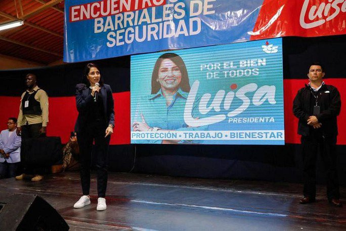 Bà Luisa González chấp nhận thất bại và cam kết ủng hộ tổng thống mới. Ảnh: Reuters