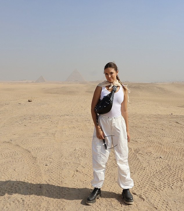 Tara Katims tuyên bố từ giờ sẽ không đến Ai Cập nếu đi một mình. Ảnh: @tarkatims/TikTok