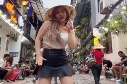 Làm đẹp - Sắc vóc gợi cảm của nữ DJ Hàn Quốc thu hút ánh nhìn ở khu "cafe  đường tàu" Hà Nội