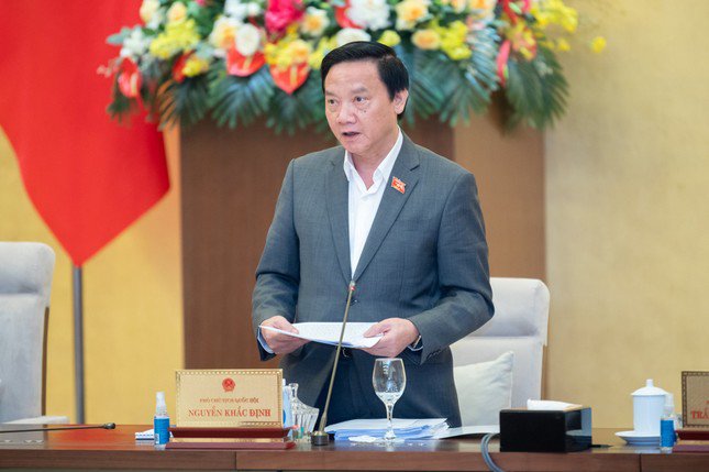 Phó Chủ tịch Quốc hội Nguyễn Khắc Định.