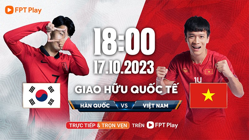 Đội tuyển Việt Nam sẽ đá giao hữu với Hàn Quốc vào ngày 17/10. (Ảnh: VFF)