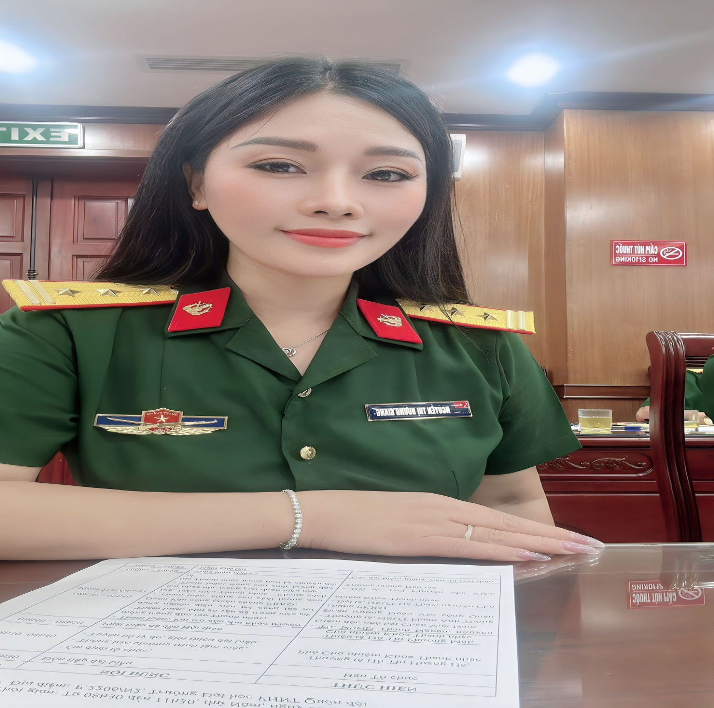 Thượng tá, NSƯT Hương Giang – Giảng viên Thanh nhạc Trường đại học VHNT Quân đội