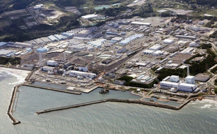 Nhà máy điện hạt nhân Fukushima Daiichi. Ảnh: KYODO NEWS
