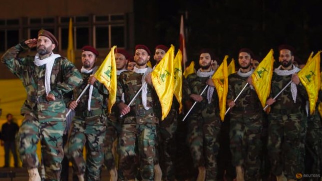 Các thành viên của lực lượng Hezbollah ở Li-băng. (Ảnh: Reuters)