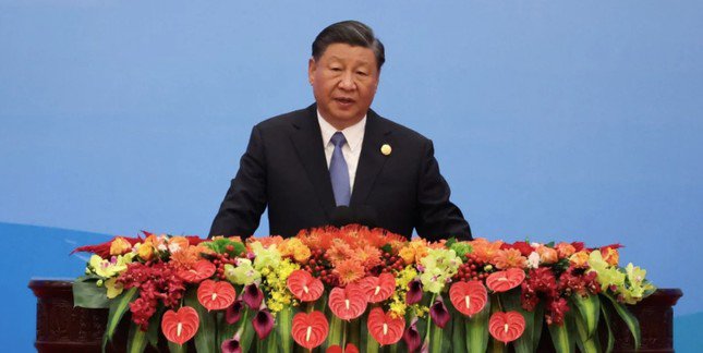 Chủ tịch Trung Quốc Tập Cận Bình phát biểu tại khai mạc Diễn đàn Vành đai và Con đường ngày 18/10. (Ảnh: Reuters)