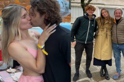 Mỹ nữ Bouchard hôn bạn trai mới đắm đuối, Sharapova ”ưu ái” sao trẻ Sinner