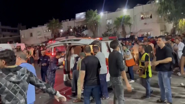 Cơ quan y tế Gaza thông báo vụ nổ xảy ra vào tối ngày 17/10 đã khiến hơn 500 người thiệt mạng.