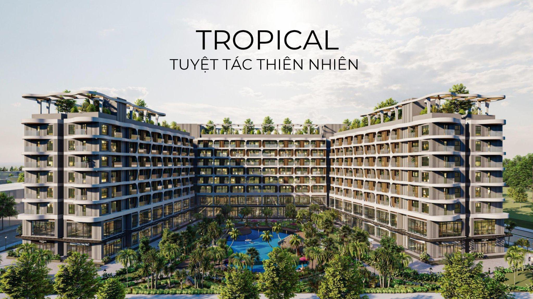 Phối cảnh căn hộ Tropical dự án The 5Way Phú Quốc