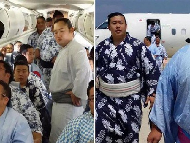Du lịch - Hi Hữu: Máy bay không chở nổi khách sumo vì sợ... hết nhiên liệu